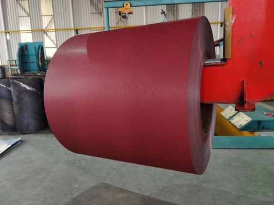600-1250mm Color Coated Steel Coil Anti Fading per la costruzione