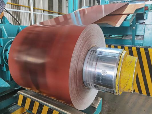 Fabbrica di bobine in acciaio rivestito a colori 300-550MPa Servizi personalizzati