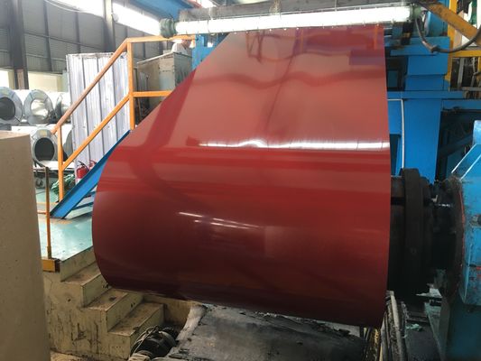 Confiabile bobina di acciaio pre-tinto di vari colori con rivestimento in zinco