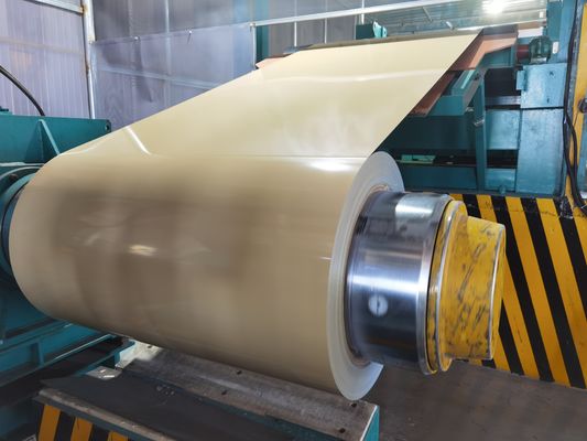 0.13-0.8mm PPGL bobina di acciaio rivestita di acciaio alucincio per la costruzione di edifici