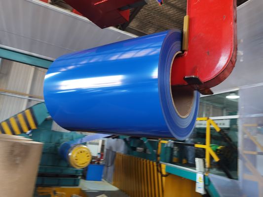 0.13-0.8mm PPGL bobina di acciaio rivestita di acciaio alucincio per la costruzione di edifici