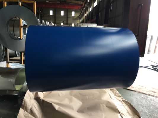 Rollo di acciaio rivestito a colori 600 mm-1250 mm con resistenza alla super corrosione