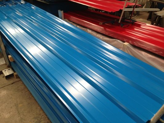0.13-0.5mm Gi Tavolo ondulato, 60-95HRB Tavolo galvanizzato ondulato