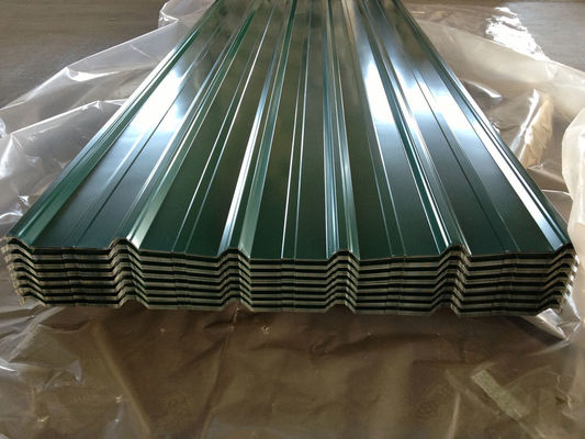 270-500MPa lamiera di acciaio ondulato spessore 0,13 mm-0,5 mm per tetti