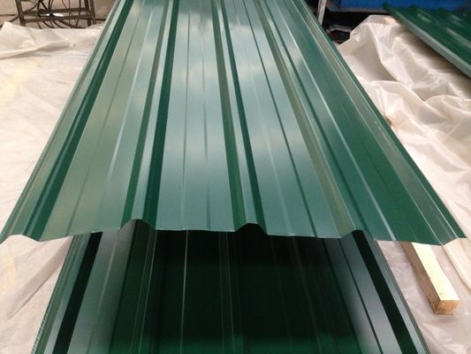 0.13-0.5mm Gi Tavolo ondulato, 60-95HRB Tavolo galvanizzato ondulato