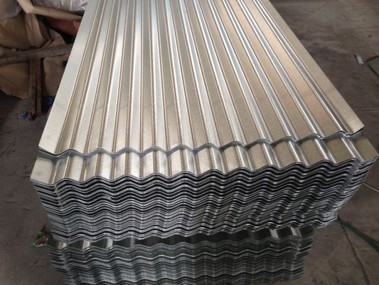 270-500MPa lamiera di acciaio ondulato spessore 0,13 mm-0,5 mm per tetti