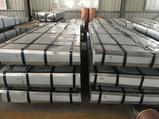 14 Gauge pannelli di acciaio ondulato 0,45 mm lamiera di tetto zinc galvanizzato
