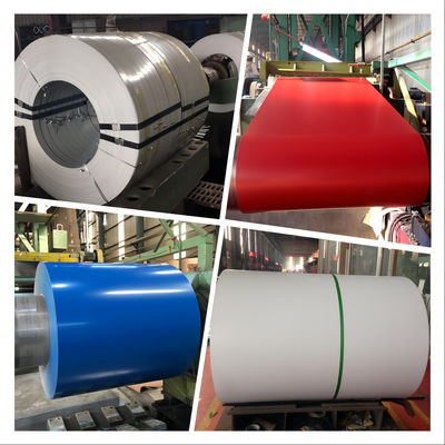 Coil di acciaio rivestito a colori personalizzati con rivestimento PE / SMP / HDP / PVDF