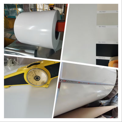 Coil di acciaio a colori RAL resistente per rivestimenti murali / materiali da costruzione