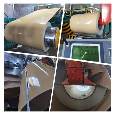 Coil di acciaio a colori RAL resistente per rivestimenti murali / materiali da costruzione
