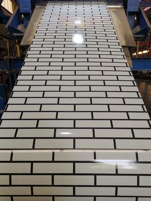 Coil di lamiera di acciaio stampata rivestita larghezza 600 mm-1250 mm resistente alla corrosione
