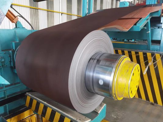 Fabbrica di bobine elettriche di acciaio preverniciate 600-1250 mm Larghezza certificata SGS
