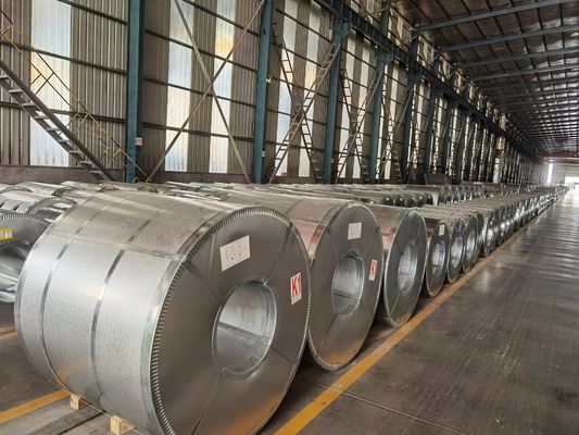 Durabile 3-8MT Galvalume Steel Coil Stock Max1250mm Larghezza
