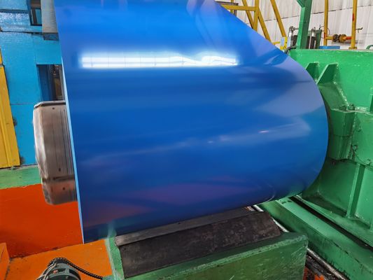 Fabbrica di bobine di acciaio galvanizzato preverniciato PPGL blu con eccellente resistenza alla corrosione