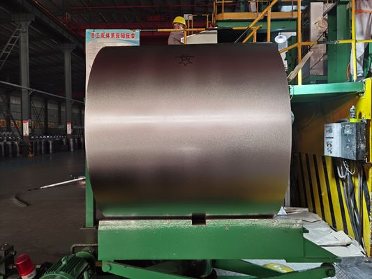 Fogli di acciaio aluzincato su misura Spangolo regolare di metallo spessore 0,13-0,8 mm