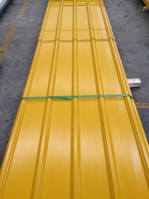 Fogli di copertura in metallo ondulato galvanizzato su misura / Fogli di copertura in Gi rivestiti di colore