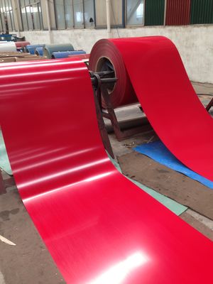 Coil di acciaio a zinco ad alta resistenza 600 mm-1250 mm Coil di foglio rivestito a colori
