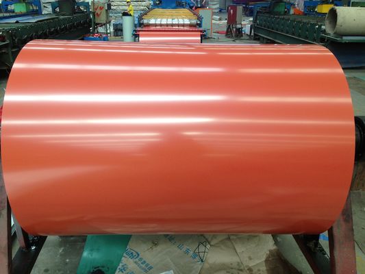 Coil di acciaio a zinco ad alta resistenza 600 mm-1250 mm Coil di foglio rivestito a colori