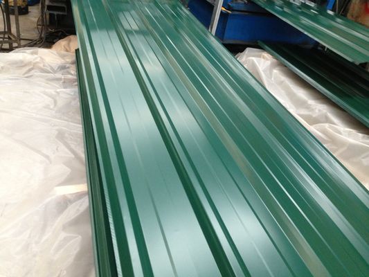 Fogli di copertura in metallo ondulato galvanizzato su misura / Fogli di copertura in Gi rivestiti di colore