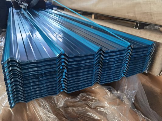 Resistenza alla trazione 270-500MPa Fogli di acciaio ondulato Strutture robuste e forti
