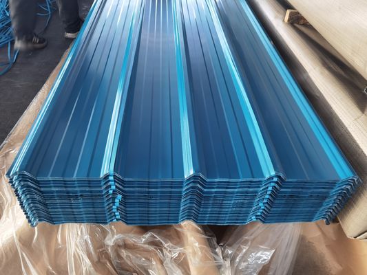 Alta durezza 60-95HRB lamiera di acciaio ondulato Superficie 20-275 g/m2 Rivestimento di zinco